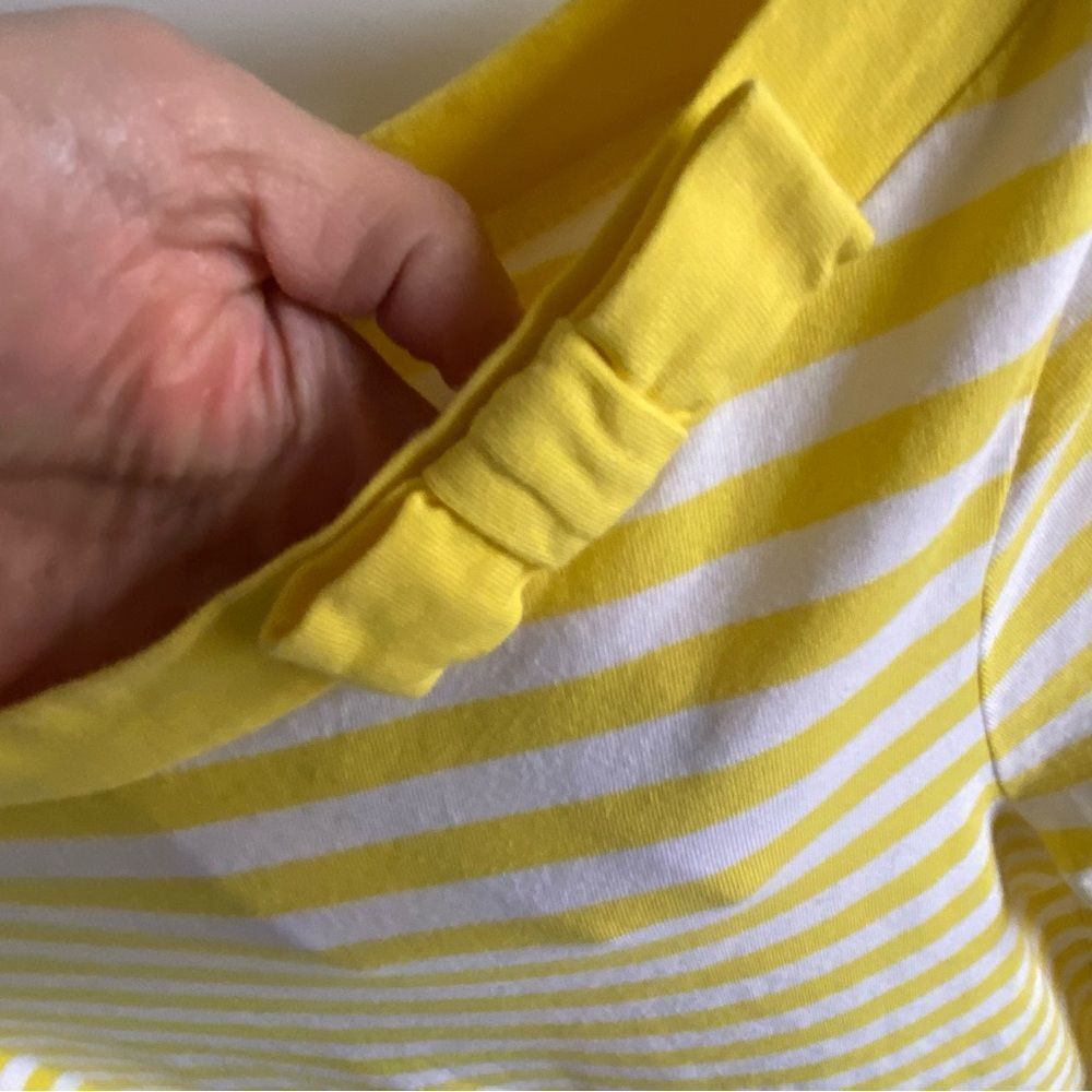 Kate Spade Devon Yellow Boatneck Stripe Top - Picture 5 of 7